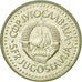 Coin, Yugoslavia, 5 Dinara, 1985, AU(55-58), Nickel-brass, KM:88
