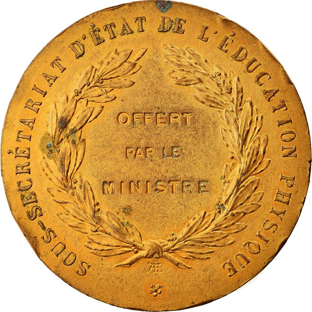 France, Medal, Sous-Secrétariat d'Etat de l'Education Physique, Sports &