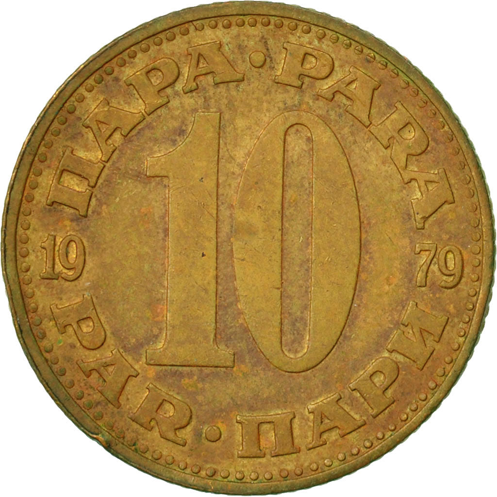 Coin, Yugoslavia, 10 Para, 1979, EF(40-45), Brass, KM:44