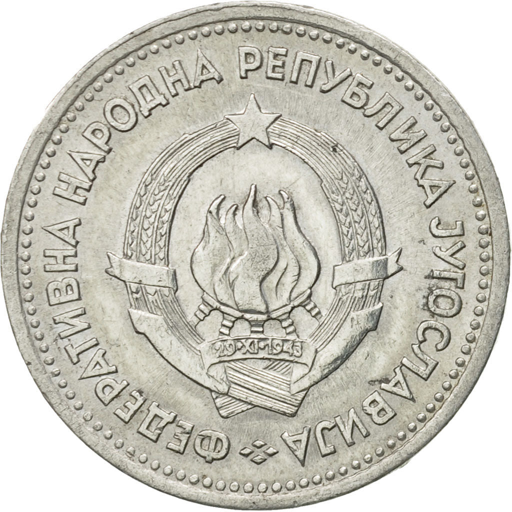 Coin, Yugoslavia, Dinar, 1953, EF(40-45), Aluminum, KM:30
