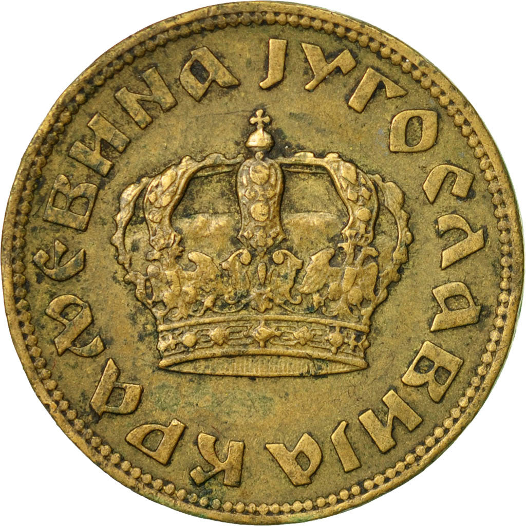 Coin, Yugoslavia, Petar II, 2 Dinara, 1938, EF(40-45), Aluminum-Bronze, KM:20