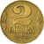 Munten, Joegoslaviëe, Petar II, 2 Dinara, 1938, ZF, Aluminum-Bronze, KM:20