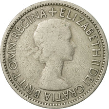 Coin, Great Britain, Elizabeth II, Florin, Two Shillings, 1953, EF(40-45)