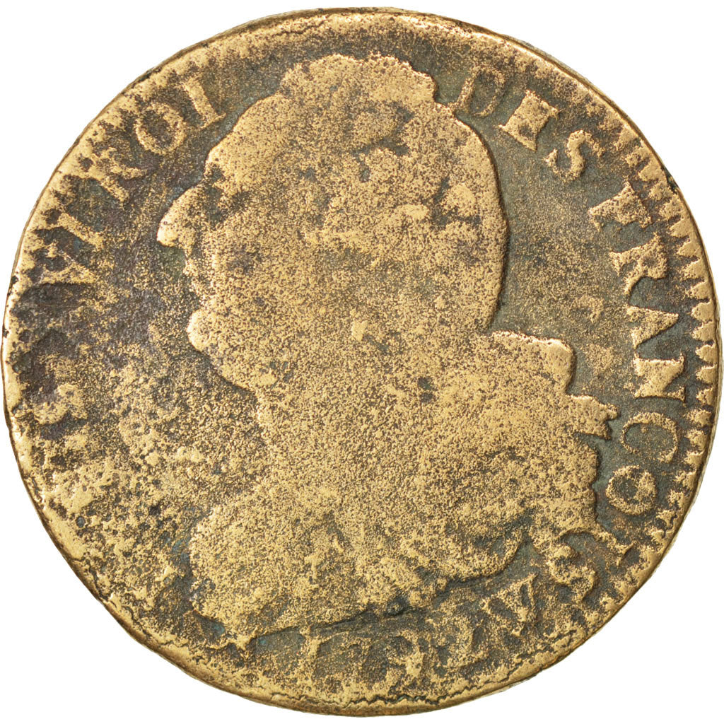 Monnaie, France, 2 sols françois, 2 Sols, 1792, Lille, B+, Bronze, KM:603.16