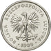 Munten, Polen, 2 Zlote, 1989, Warsaw, ZF+, Aluminium, KM:80.3