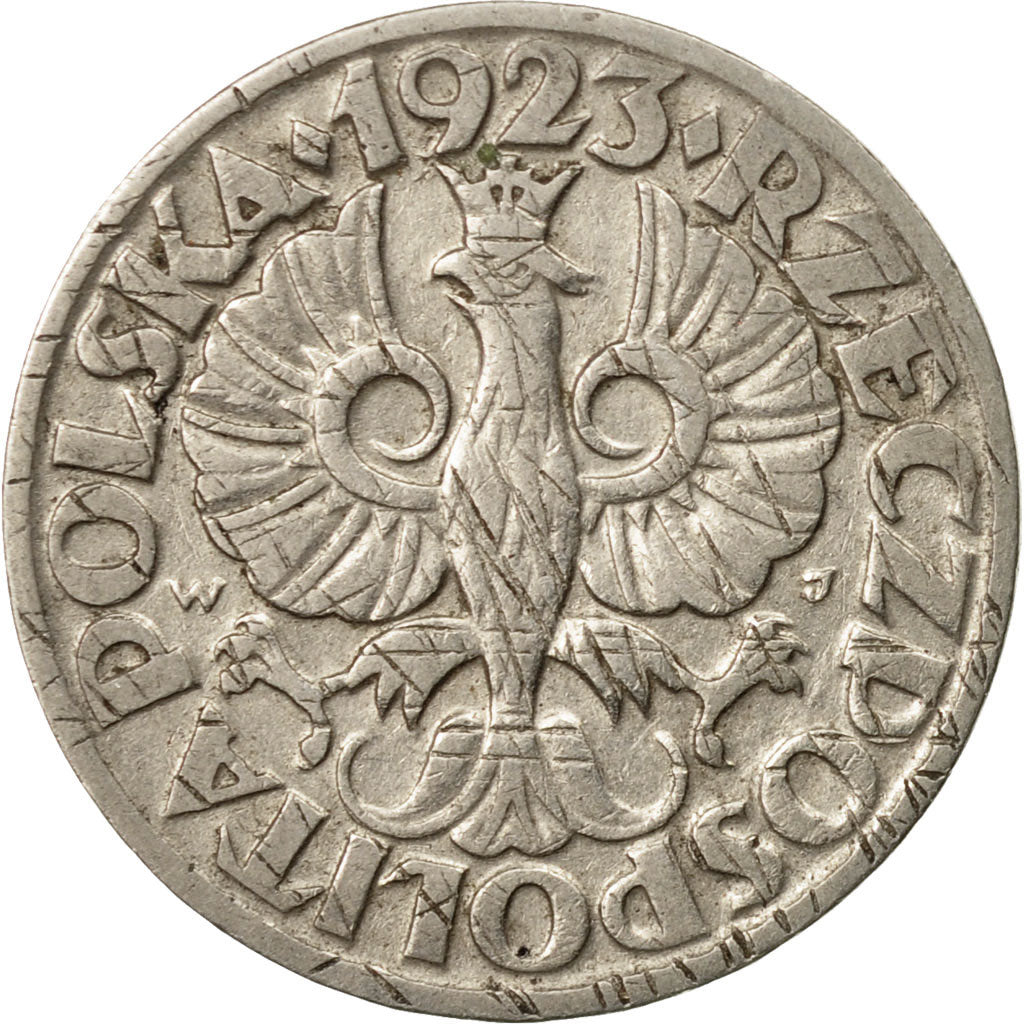 Coin, Poland, 20 Groszy, 1923, Warsaw, EF(40-45), Nickel, KM:12