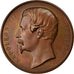 France, Medal, Napoléon III, Concours Agricole de Bourg, 1859, Caqué, MS(64)