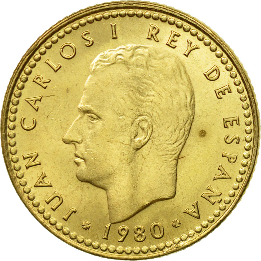 Moneta, Spagna, Juan Carlos I, Peseta, 1980, SPL, Alluminio-bronzo, KM:816