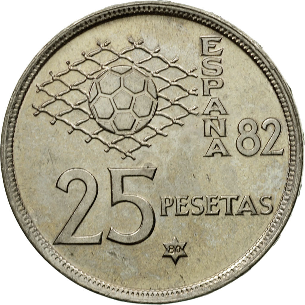 Monnaie, Espagne, Juan Carlos I, 25 Pesetas, 1980, SPL, Copper-nickel, KM:818