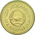 Moneta, Jugosławia, 5 Dinara, 1985, EF(40-45), Mosiądz niklowy, KM:88