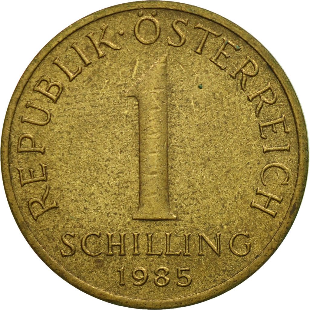 Coin, Austria, Schilling, 1985, EF(40-45), Aluminum-Bronze, KM:2886