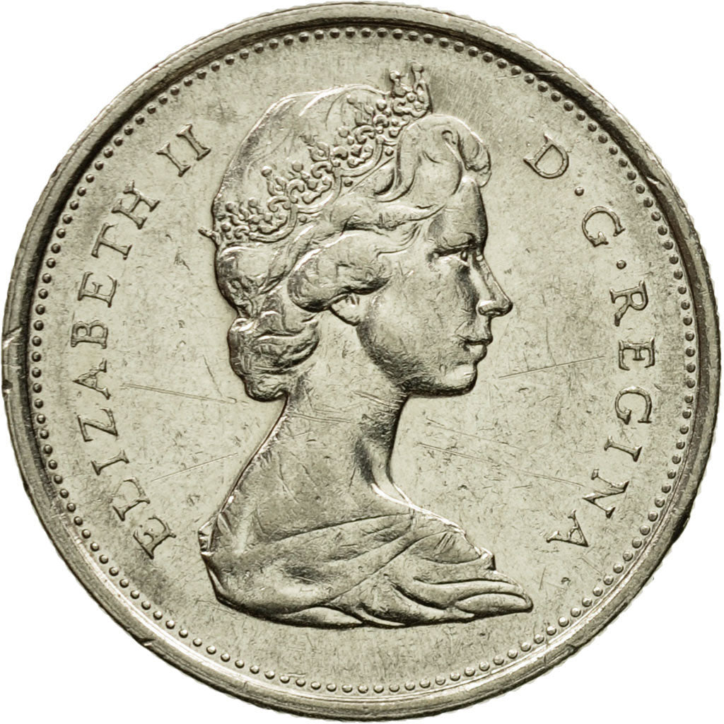 Munten, Canada, Elizabeth II, 25 Cents, 1974, Royal Canadian Mint, Ottawa, ZF+