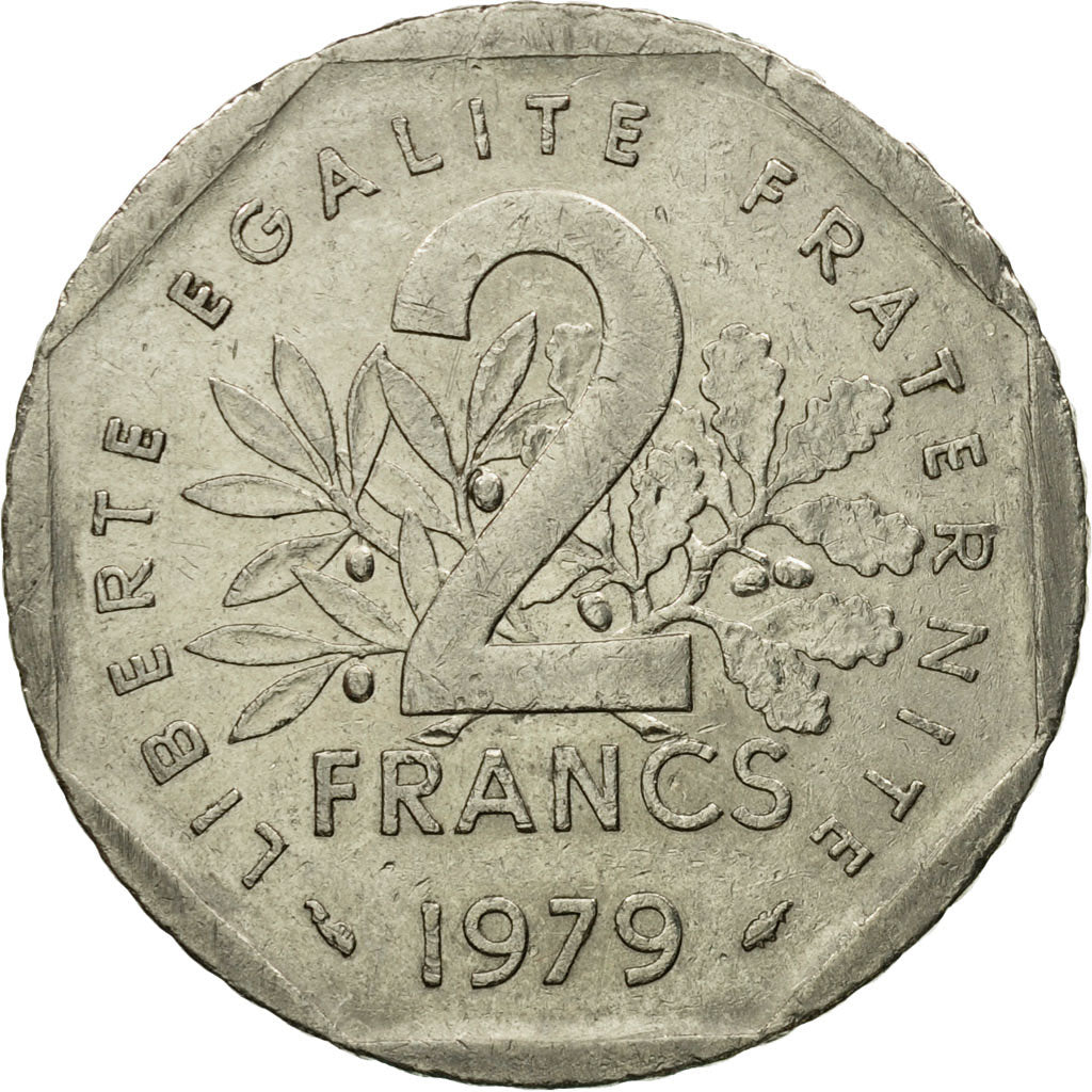 Coin, France, Semeuse, 2 Francs, 1979, Paris, EF(40-45), Nickel, KM:942.1
