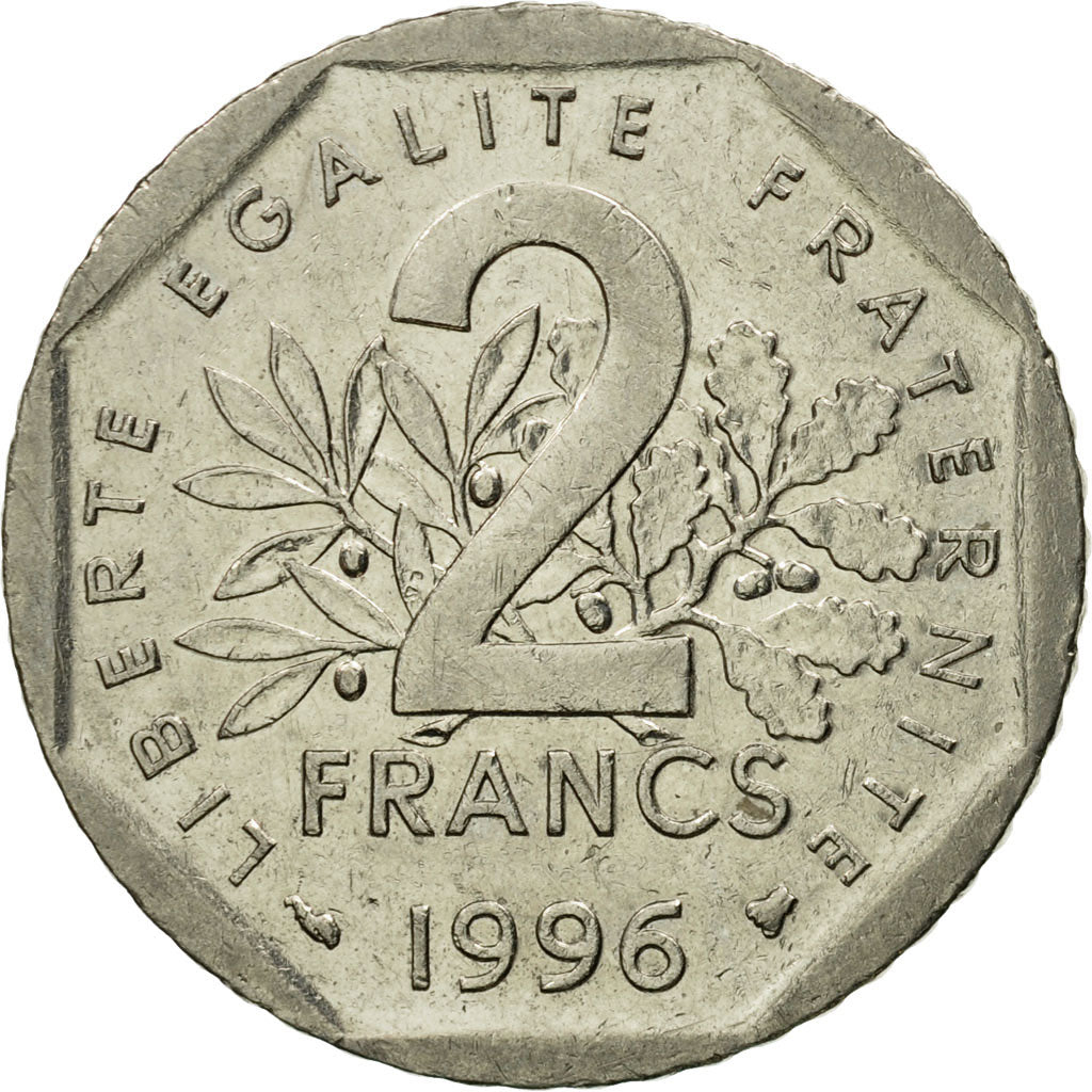 Monnaie, France, Semeuse, 2 Francs, 1996, Paris, TTB, Nickel, Gadoury:547