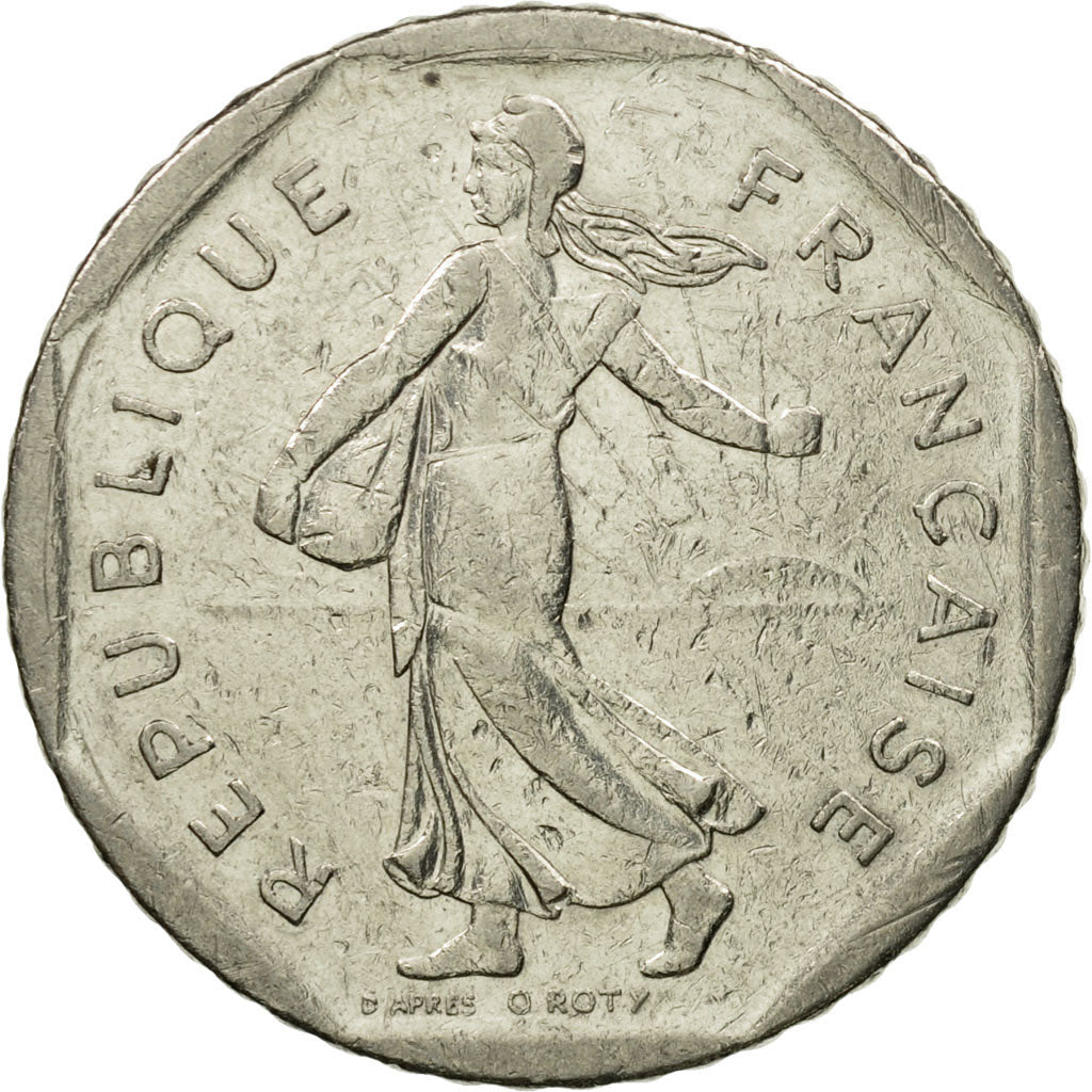 Coin, France, Semeuse, 2 Francs, 1983, Paris, EF(40-45), Nickel, KM:942.1