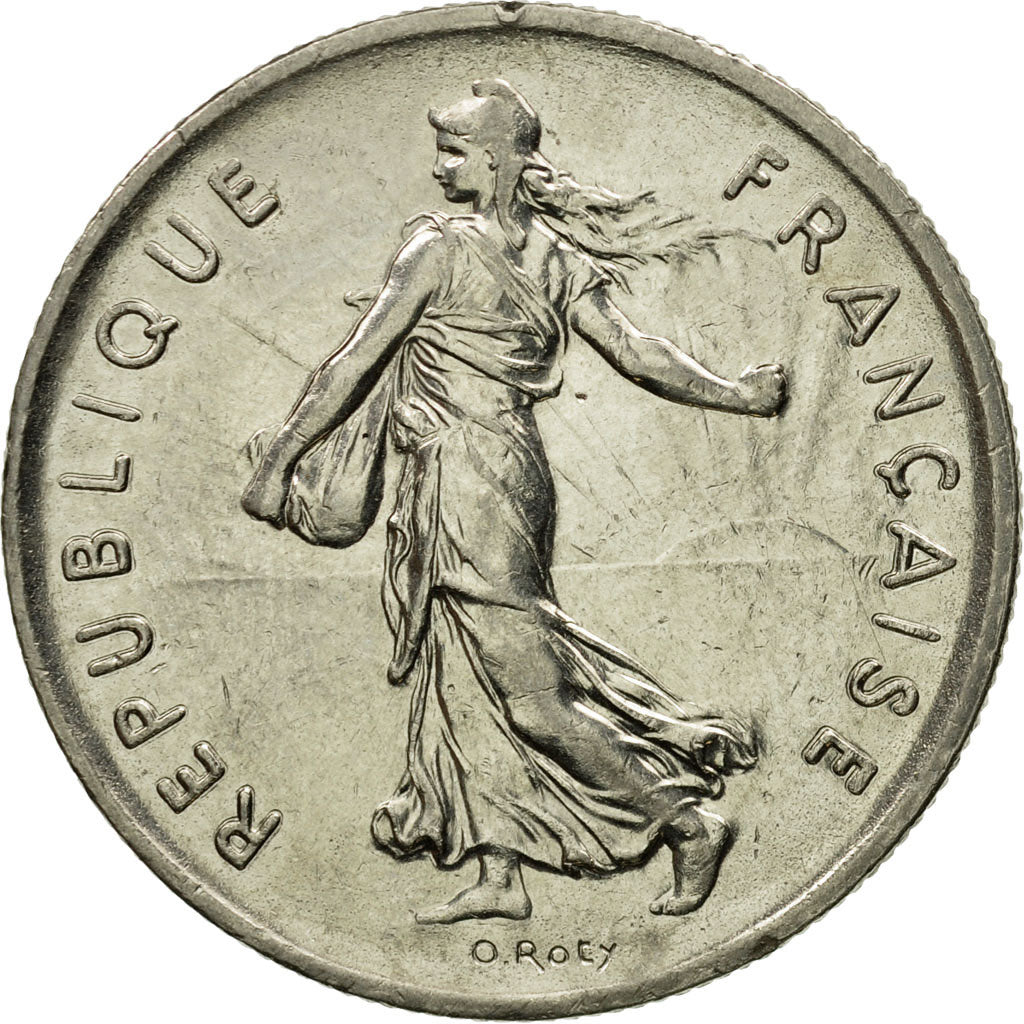 Munten, Frankrijk, Semeuse, 5 Francs, 1995, Paris, ZF, Nickel Clad