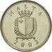 Monnaie, Malte, 2 Cents, 2002, British Royal Mint, SUP, Copper-nickel, KM:94