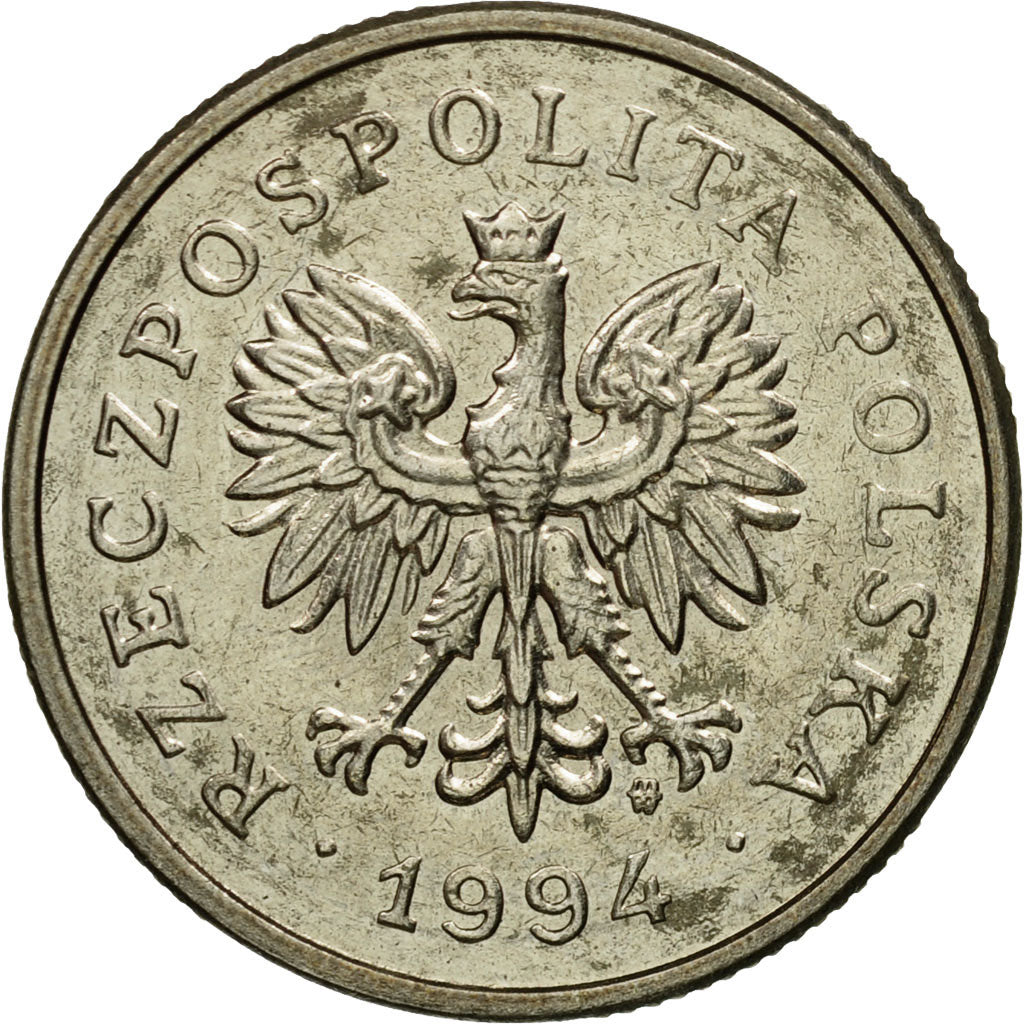 Moneda, Polonia, Zloty, 1994, Warsaw, MBC, Cobre - níquel, KM:282