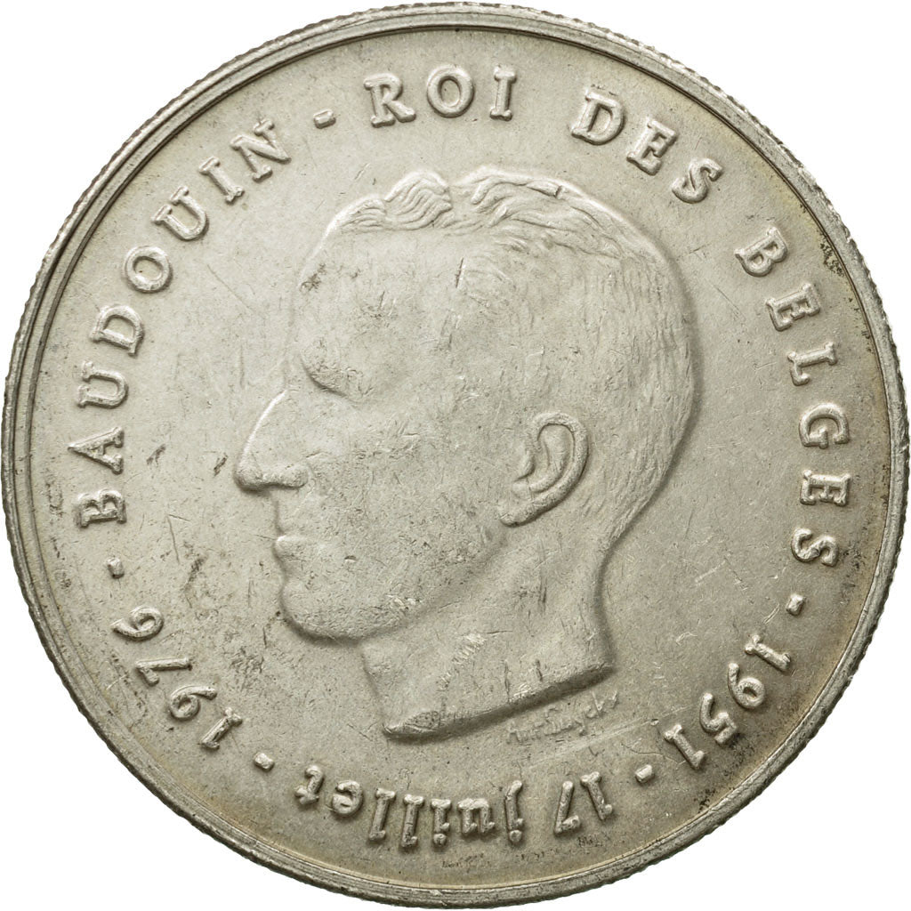 Munten, België, 250 Francs, 250 Frank, 1976, Brussels, ZF, Zilver, KM:157.1