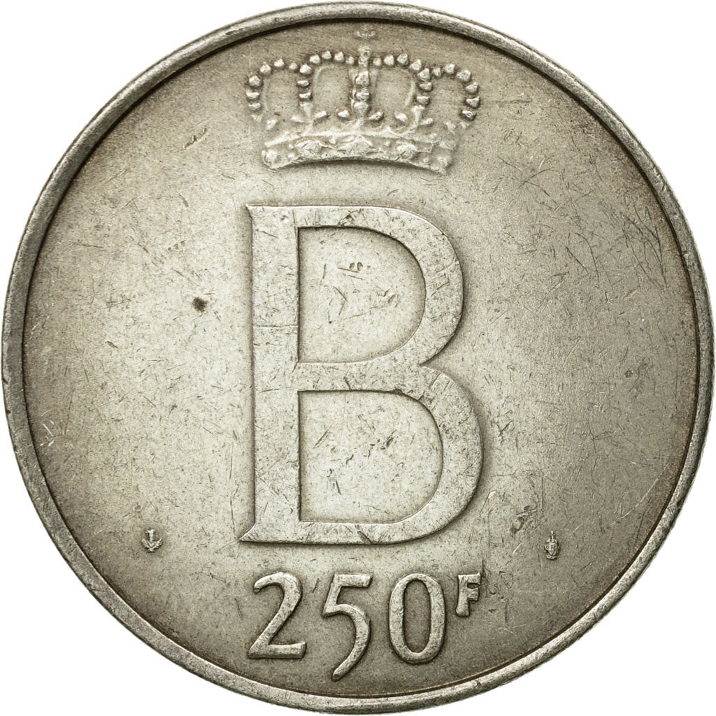 Münze, Belgien, 250 Francs, 250 Frank, 1976, Brussels, SS, Silber, KM:158.1