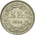 Coin, Switzerland, 1/2 Franc, 1958, Bern, EF(40-45), Silver, KM:23