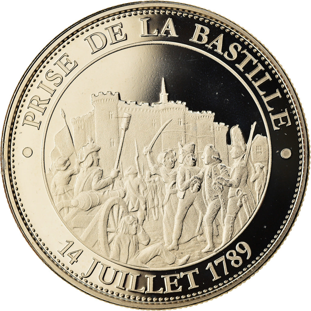 França, Medal, Révolution Française, Prise de la Bastille, MS(64)