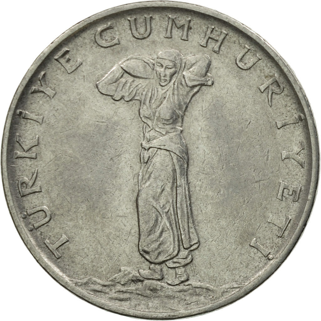 Coin, Turkey, 25 Kurus, 1964, EF(40-45), Stainless Steel, KM:892.2