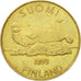 Münze, Finnland, 5 Markkaa, 1993, SS, Copper-Aluminum-Nickel, KM:73