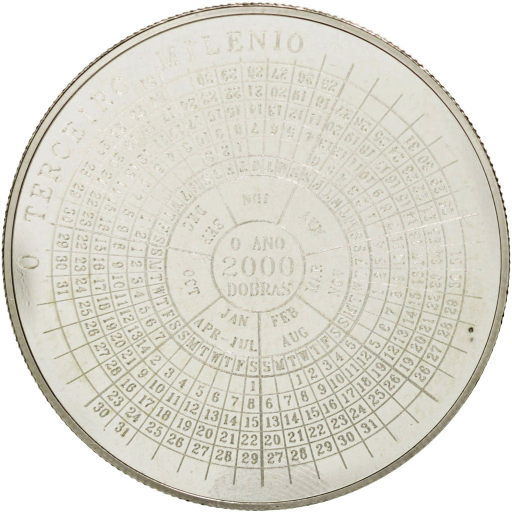 Coin, SAINT THOMAS & PRINCE ISLAND, 2000 Dobras, 1998, MS(65-70), Copper-nickel