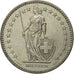 Coin, Switzerland, 2 Francs, 1989, Bern, EF(40-45), Copper-nickel, KM:21a.3