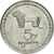 Coin, Georgia, 5 Thetri, 1993, EF(40-45), Stainless Steel, KM:78