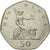 Moneta, Gran Bretagna, Elizabeth II, 50 New Pence, 1978, BB, Rame-nichel, KM:913