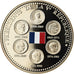 Francia, medaglia, Les Présidents de la Vème République, Politics, Society