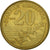 Coin, Greece, 20 Drachmes, 1990, EF(40-45), Aluminum-Bronze, KM:154