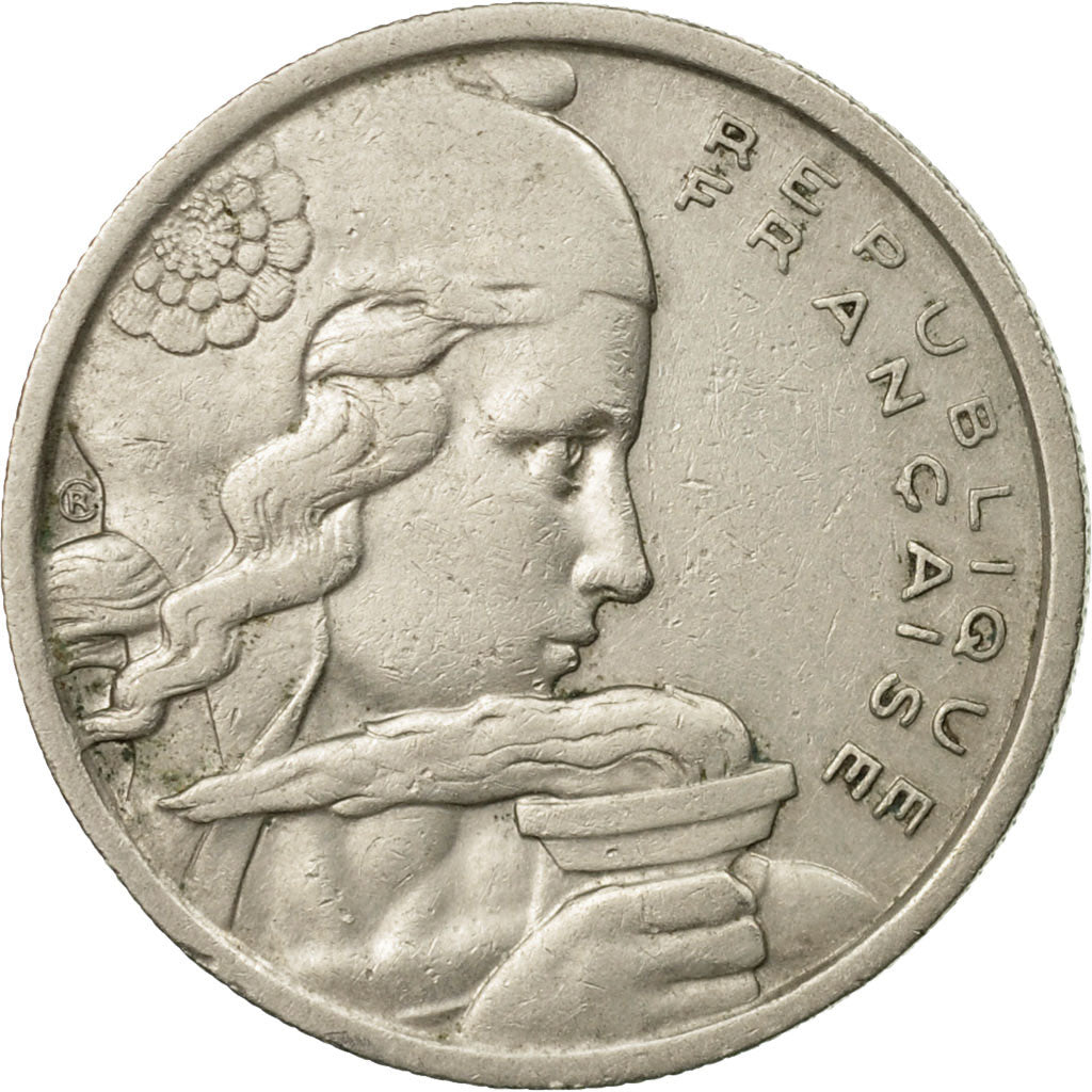 Moneda, Francia, Cochet, 100 Francs, 1956, MBC, Cobre - níquel, KM:919.1