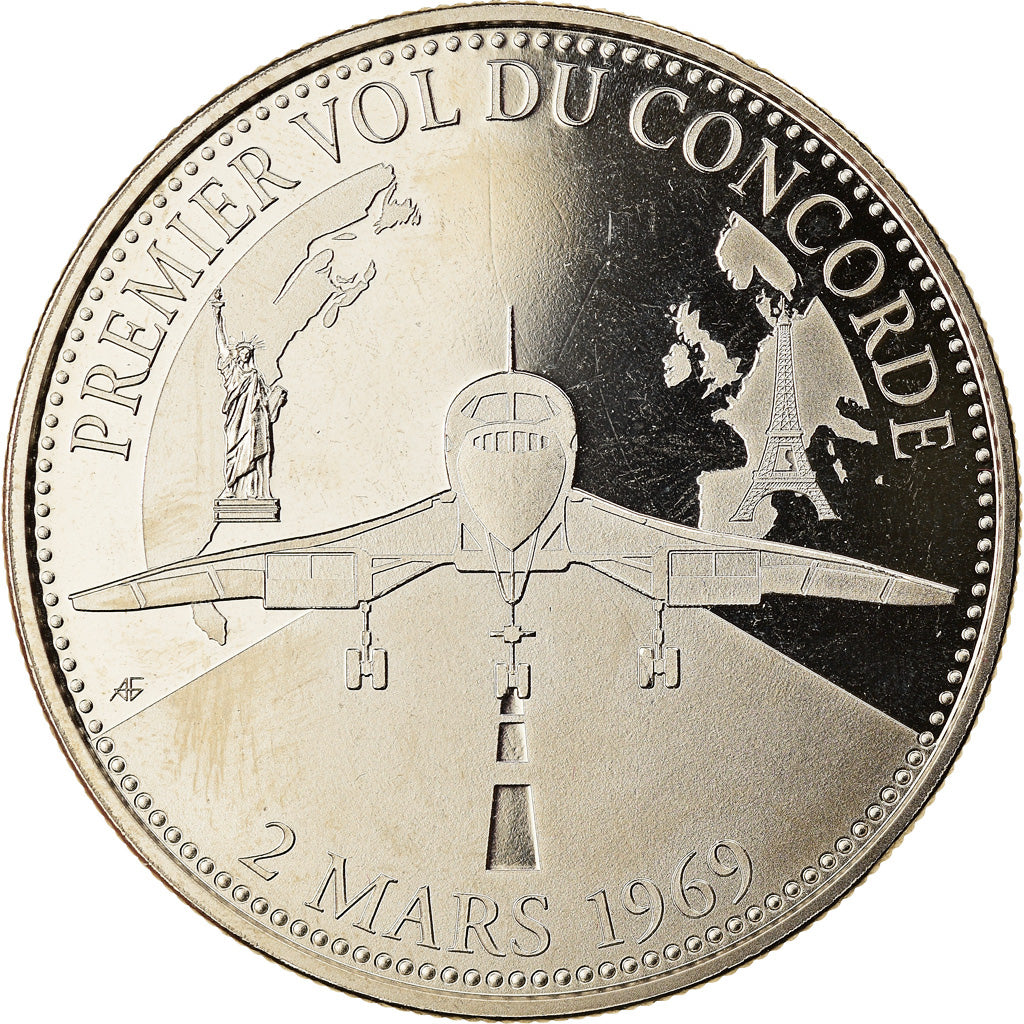 Francia, medaglia, Les événements forts de votre vie, Premier vol du Concorde