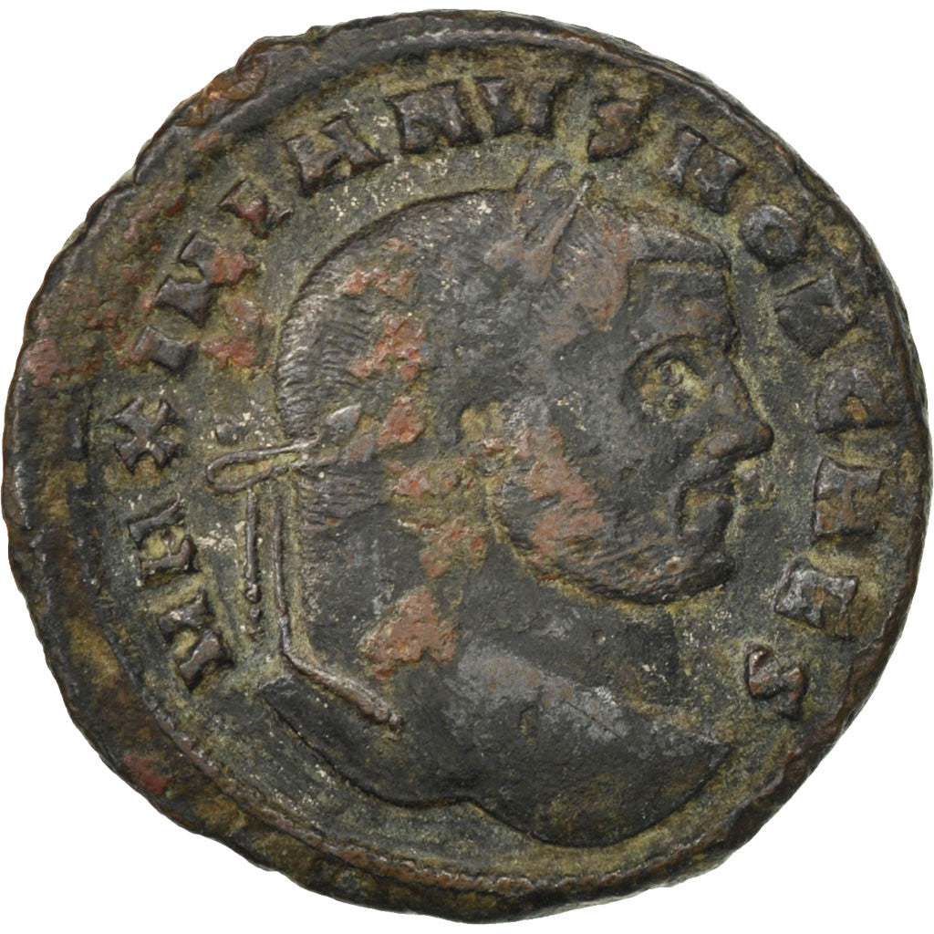 Coin, Galerius, Follis, Carthage, EF(40-45), Bronze, RIC:28b