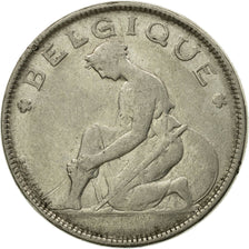 Coin, Belgium, 2 Francs, 2 Frank, 1923, EF(40-45), Nickel, KM:91.1