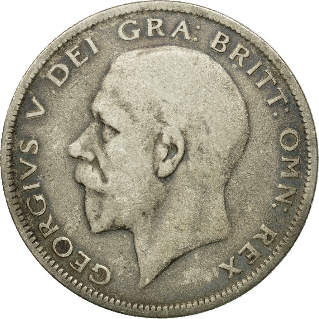 Coin, Great Britain, George V, 1/2 Crown, 1929, VF(30-35), Silver, KM:835