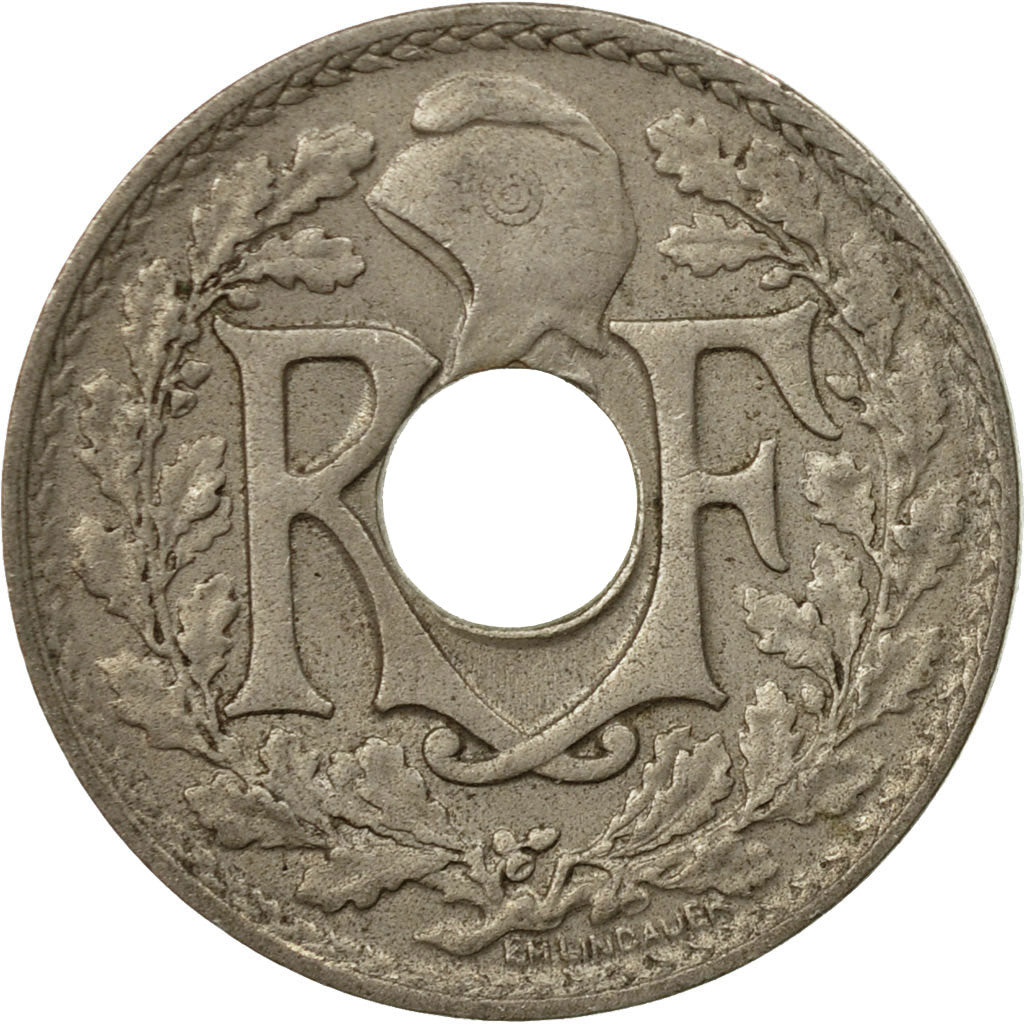 Coin, France, Lindauer, 10 Centimes, 1917, Paris, EF(40-45), Copper-nickel