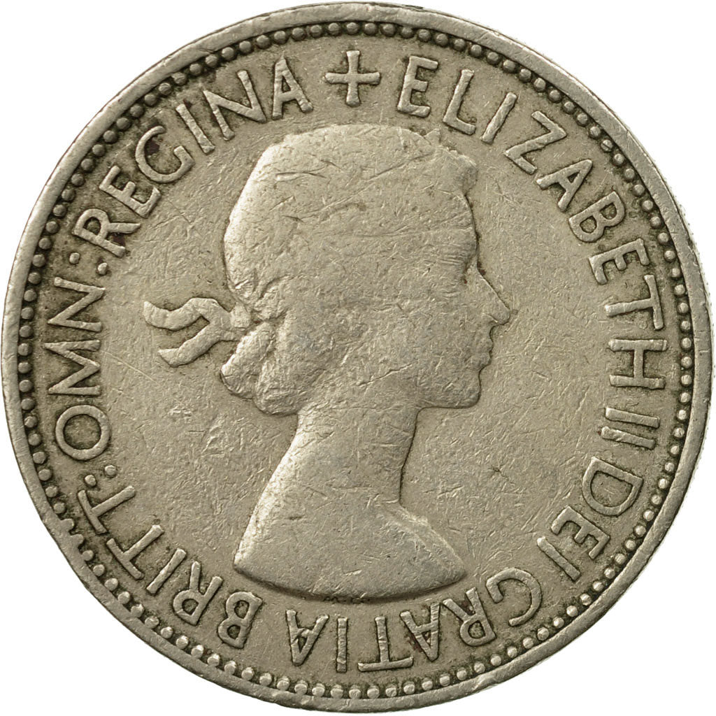 Munten, Groot Bretagne, Elizabeth II, Florin, Two Shillings, 1953, ZF