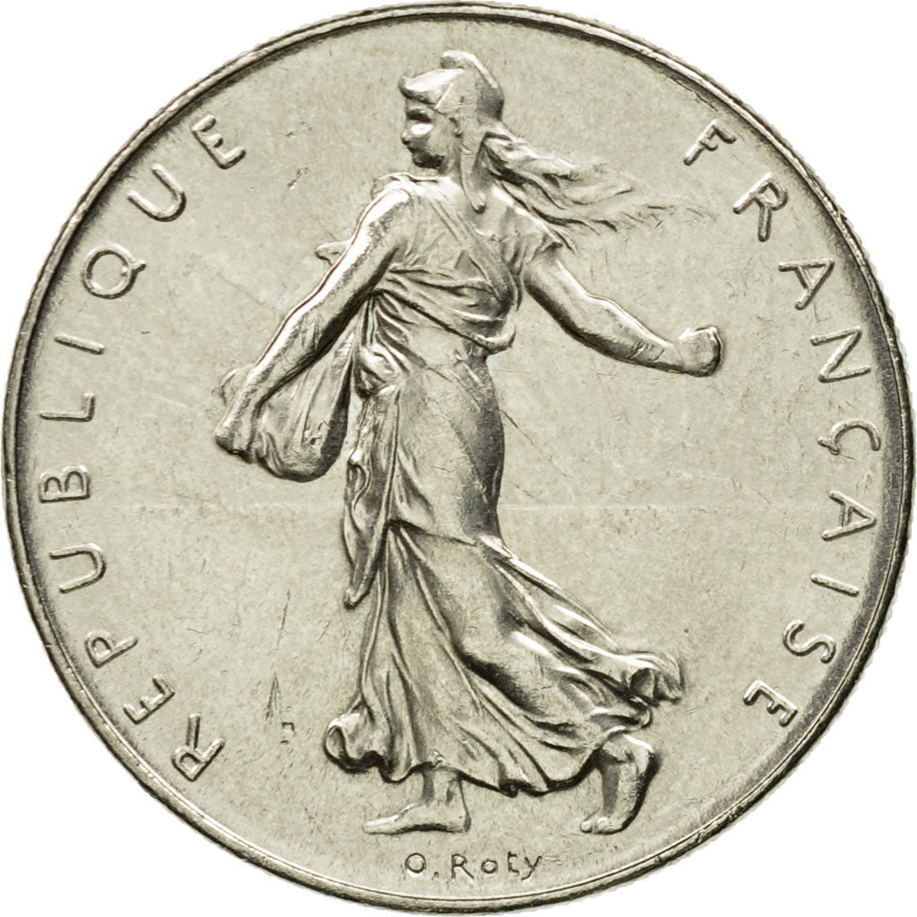 Coin, France, Semeuse, Franc, 1999, Paris, AU(55-58), Nickel, KM:925.1