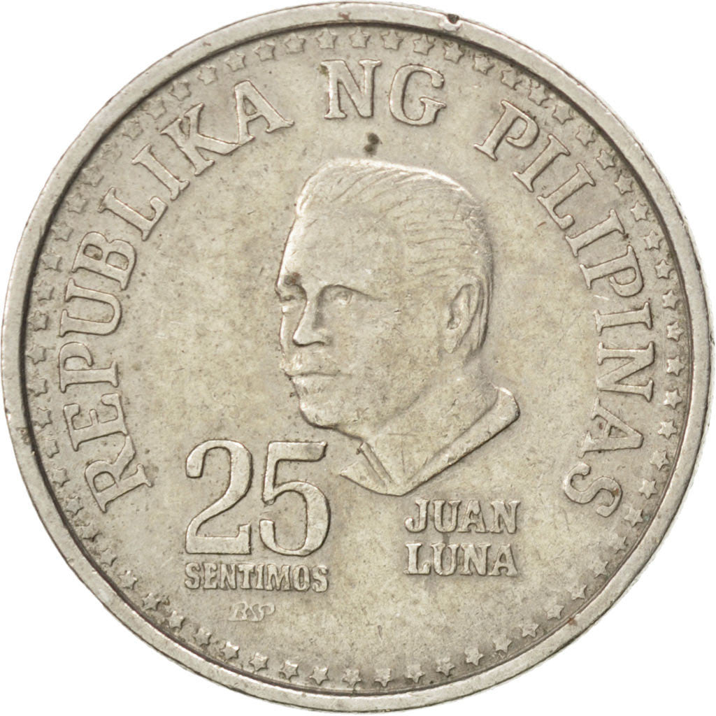 Münze, Philippinen, 25 Sentimos, 1979, SS, Copper-nickel, KM:227