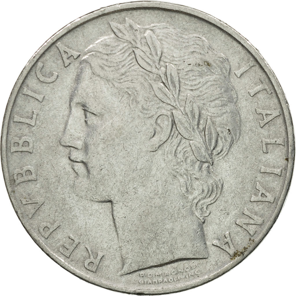 Coin, Italy, 100 Lire, 1956, Rome, EF(40-45), Stainless Steel, KM:96.1