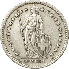 Münze, Schweiz, 2 Francs, 1944, Bern, SS, Silber, KM:21