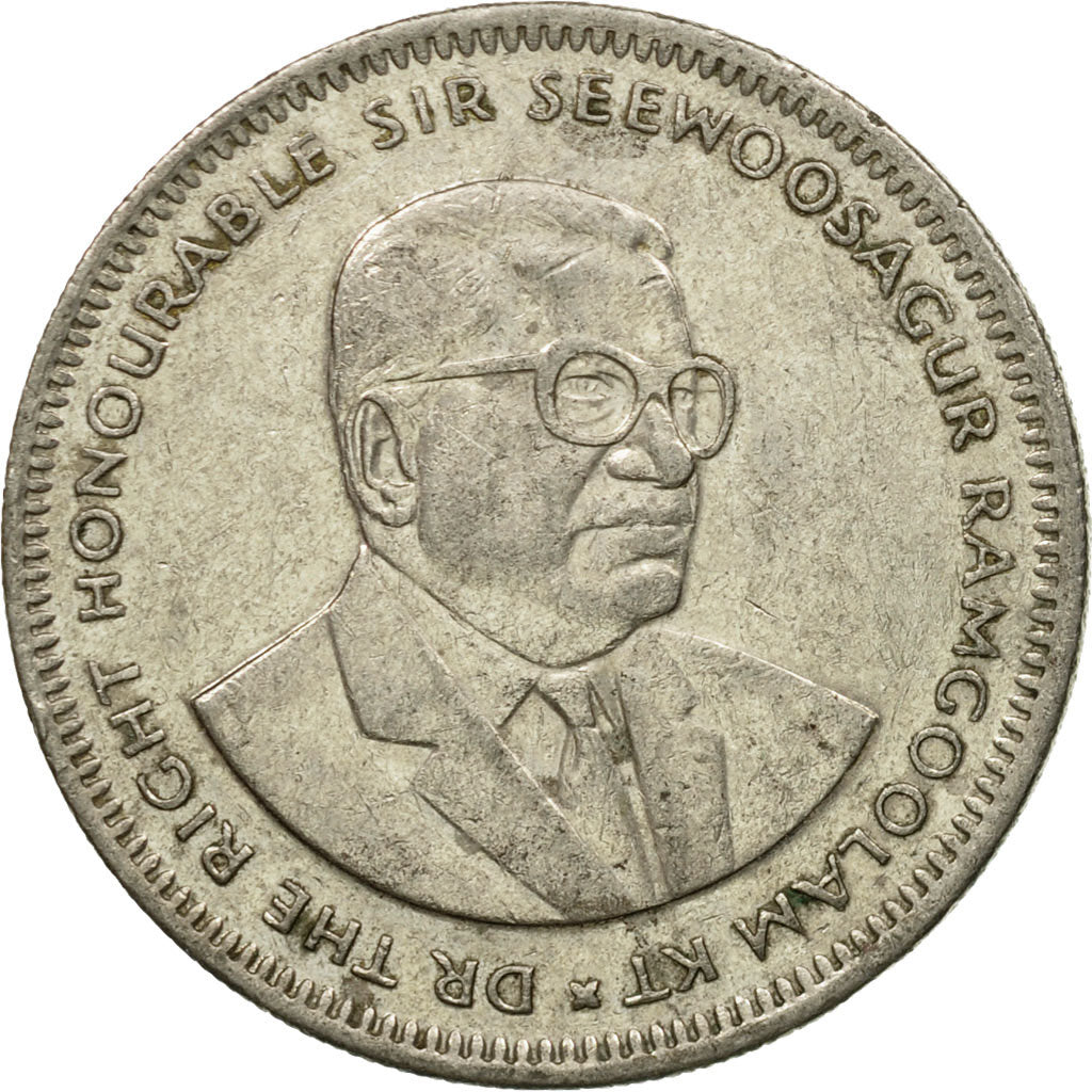 Coin, Mauritius, Rupee, 2004, EF(40-45), Copper-nickel, KM:55