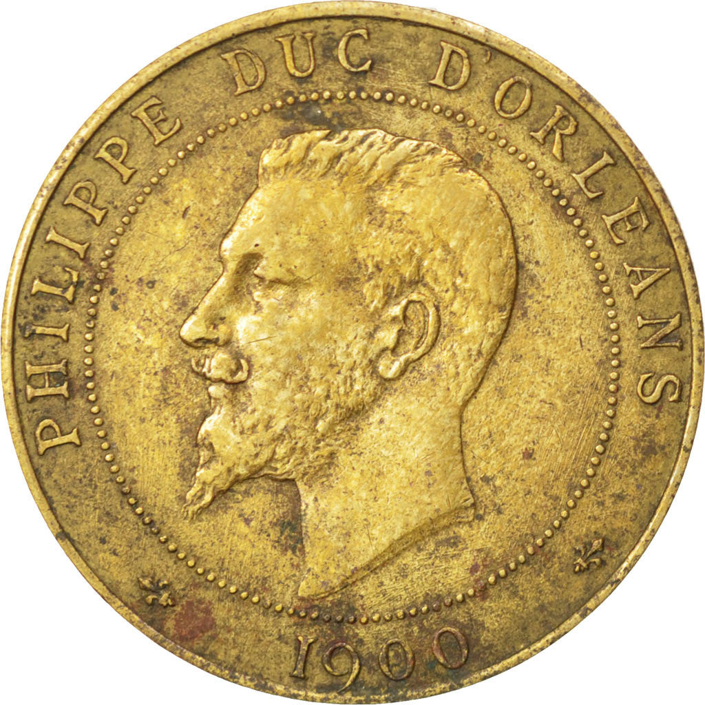 France, Jeton, Troisième République, 1900, EF(40-45), Brass