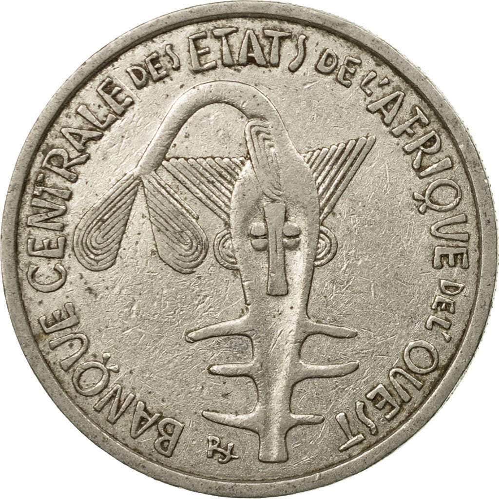 Coin, West African States, 100 Francs, 2002, Paris, EF(40-45), Nickel, KM:4