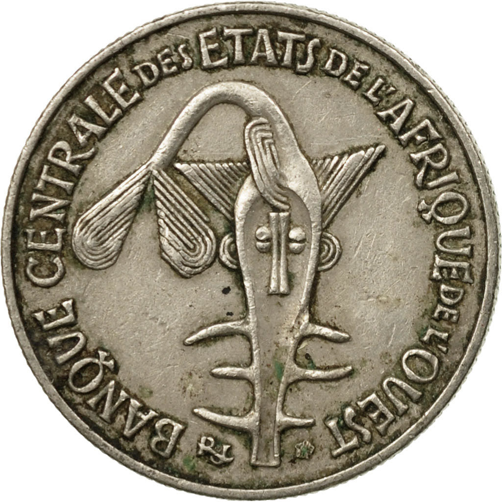 Coin, West African States, 50 Francs, 1972, Paris, EF(40-45), Copper-nickel