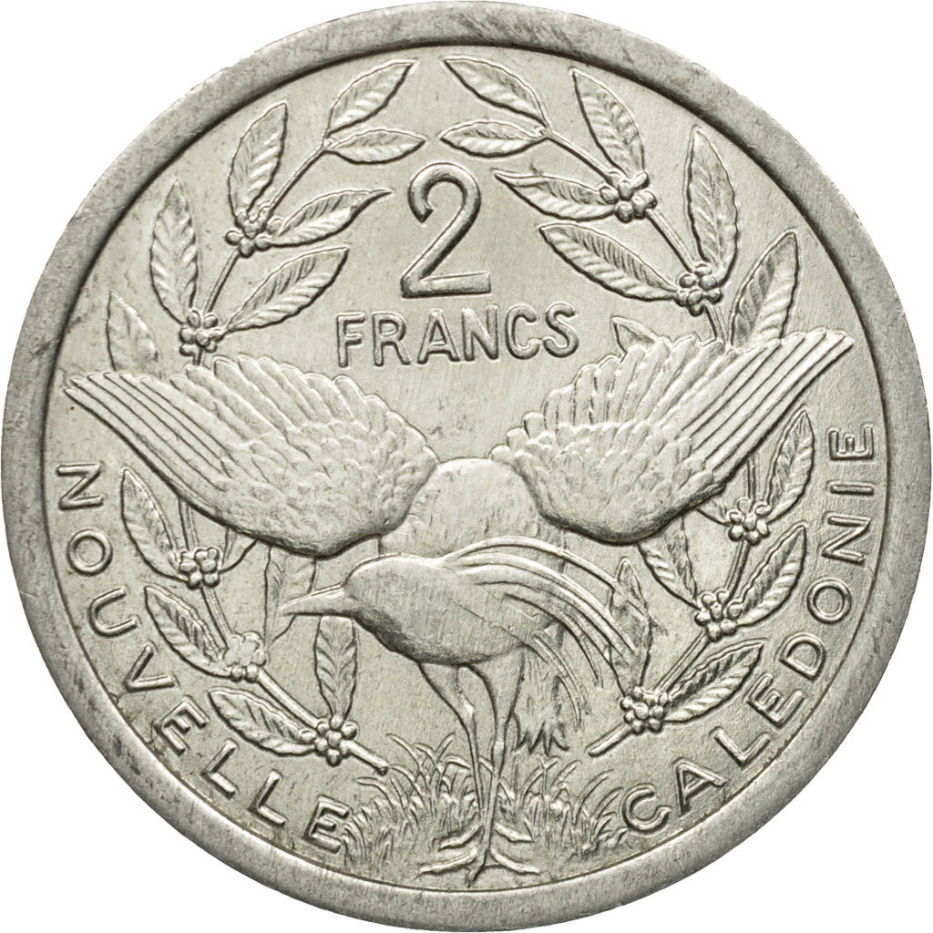 Monnaie, Nouvelle-Calédonie, 2 Francs, 2003, Paris, TTB+, Aluminium, KM:14